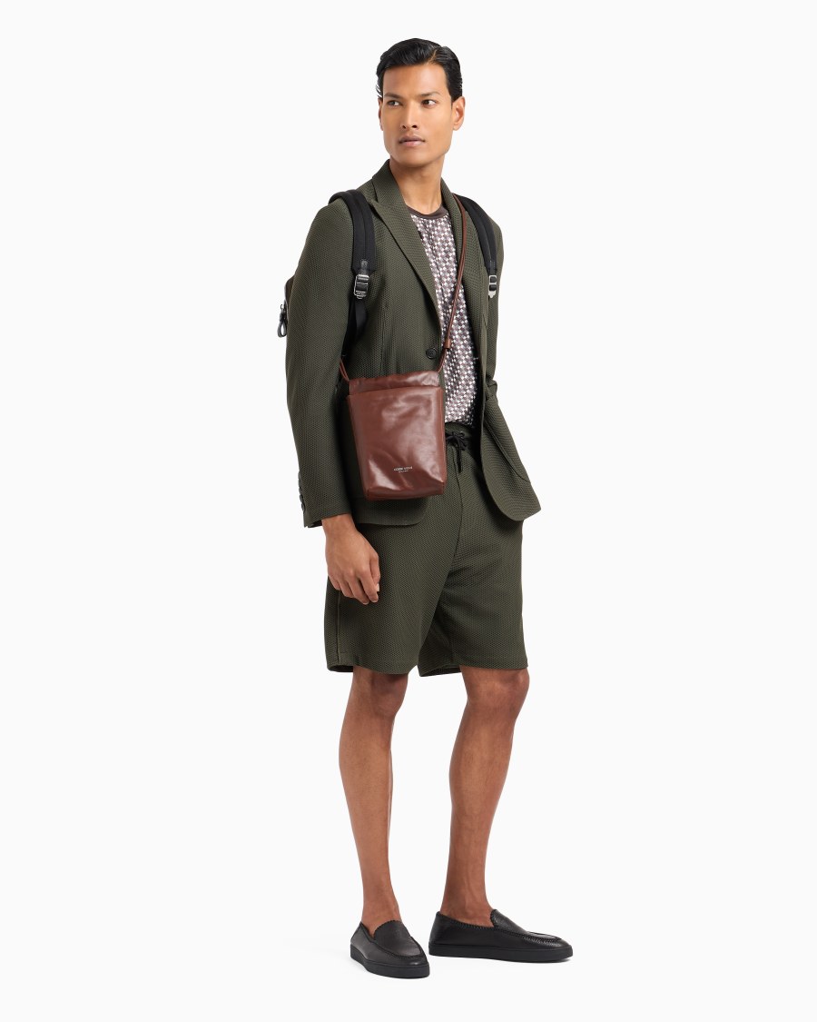 The World Of Armani BERMUDA IN GAUFRÉ TECNICO