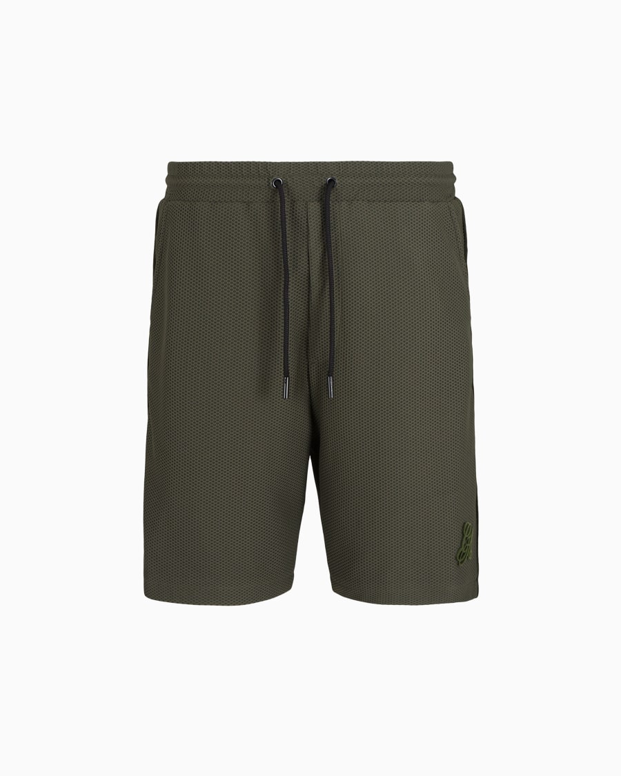 The world of armani BERMUDA IN GAUFRÉ TECNICO