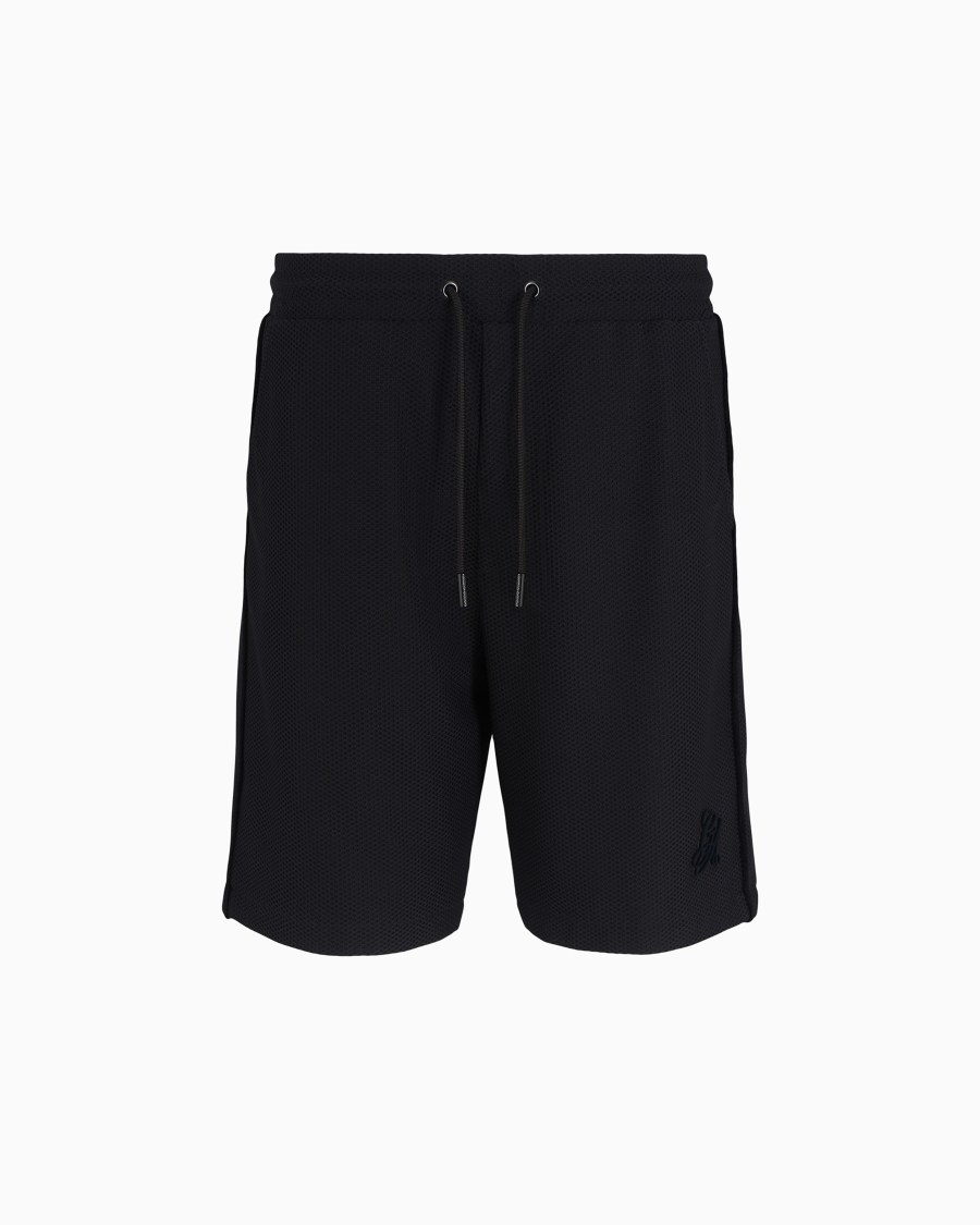 The world of armani BERMUDA IN GAUFRÉ TECNICO