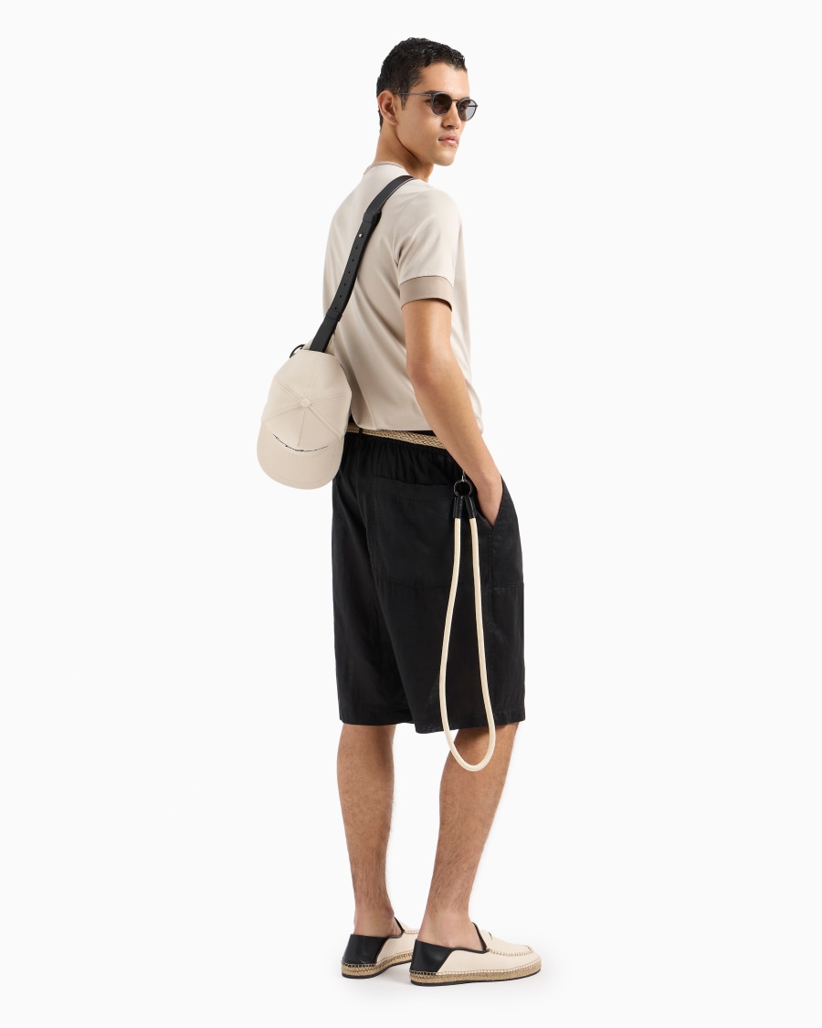 The World Of Armani BERMUDA IN TELA DI LINO