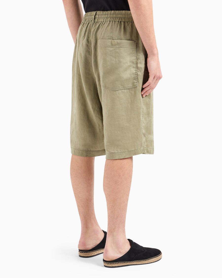 The World Of Armani BERMUDA IN TELA DI LINO