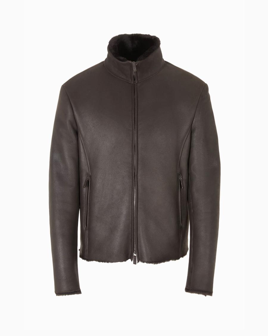 The world of armani BLOUSON CON ZIP IN MONTONE