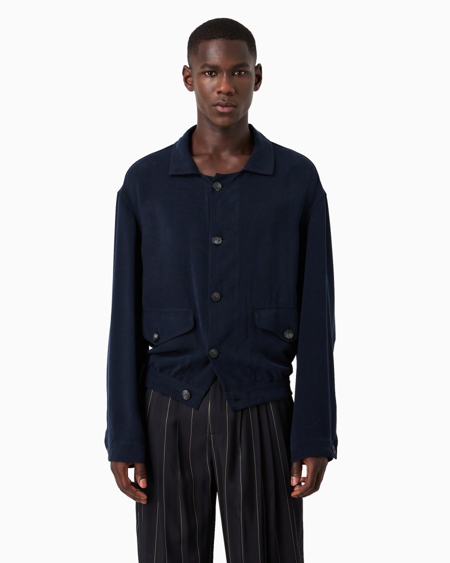 The World Of Armani BLOUSON IN CUPRO ASV