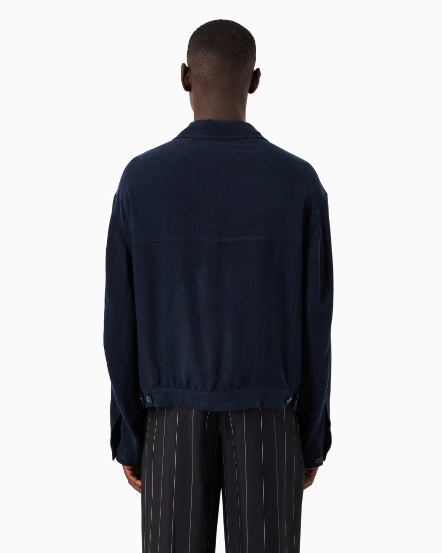 The World Of Armani BLOUSON IN CUPRO ASV