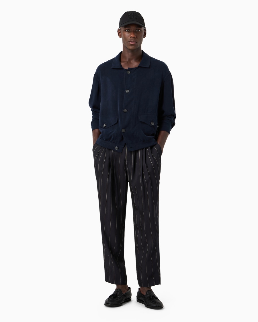 The World Of Armani BLOUSON IN CUPRO ASV