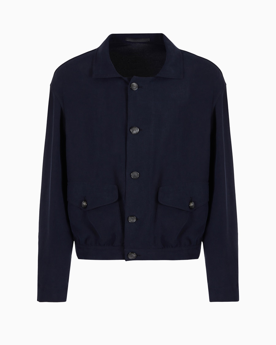 The world of armani BLOUSON IN CUPRO ASV