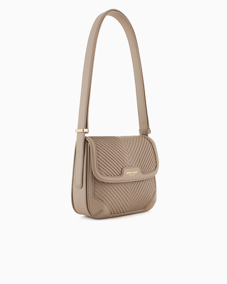 The World Of Armani BORSA LA PRIMA IN NAPPA PLISSÉ