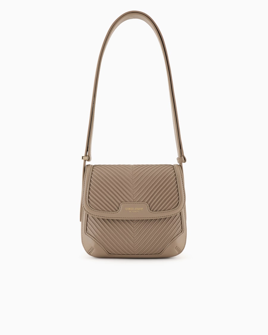 The world of armani BORSA LA PRIMA IN NAPPA PLISSÉ