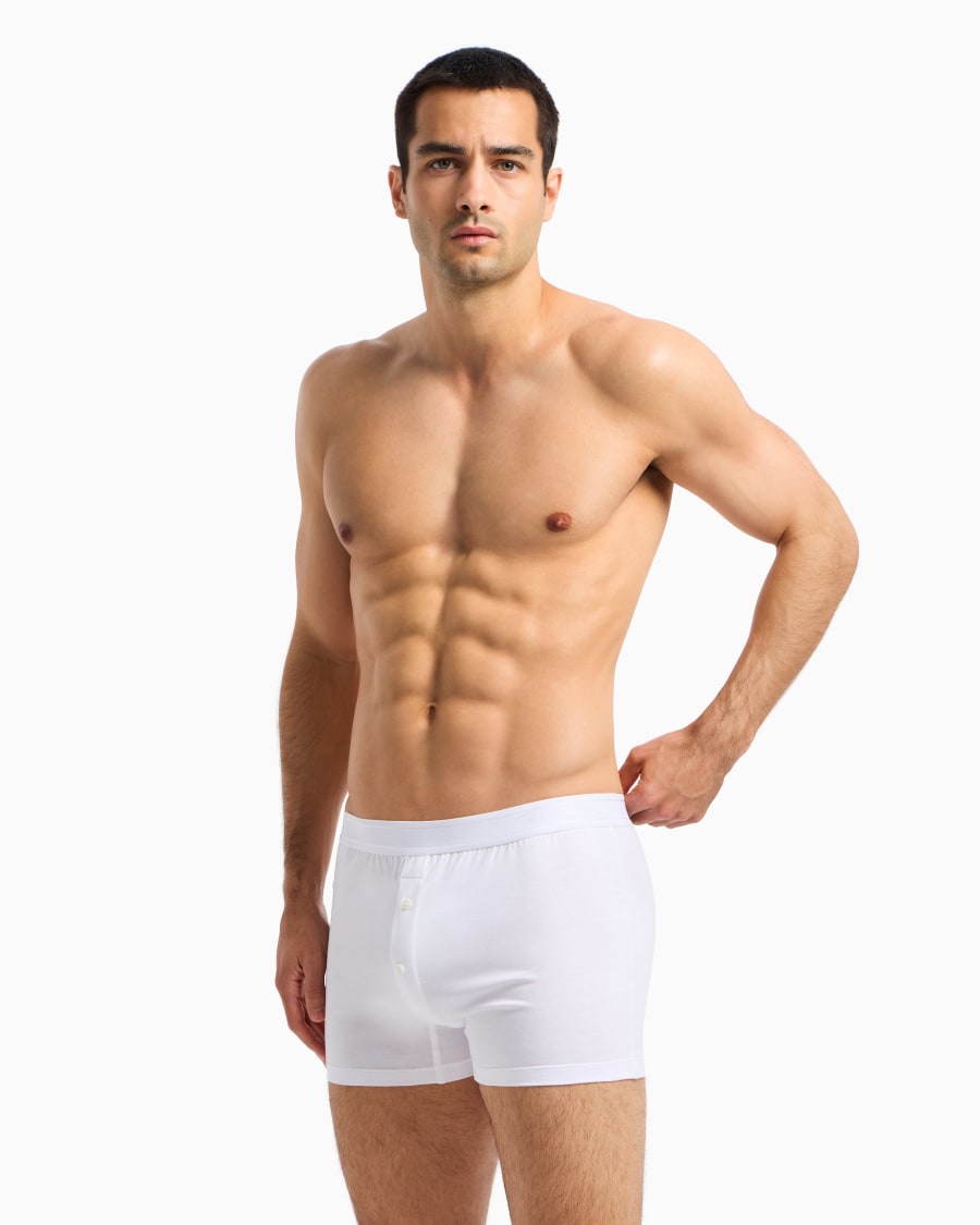 The World Of Armani BOXER IN JERSEY DI COTONE