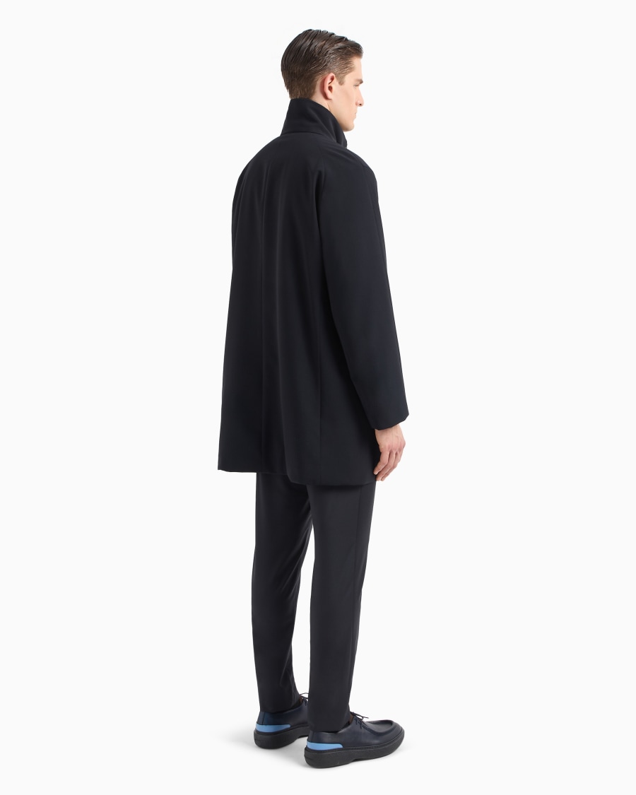 The World Of Armani CABAN LUNGO IN LANA TECNICA