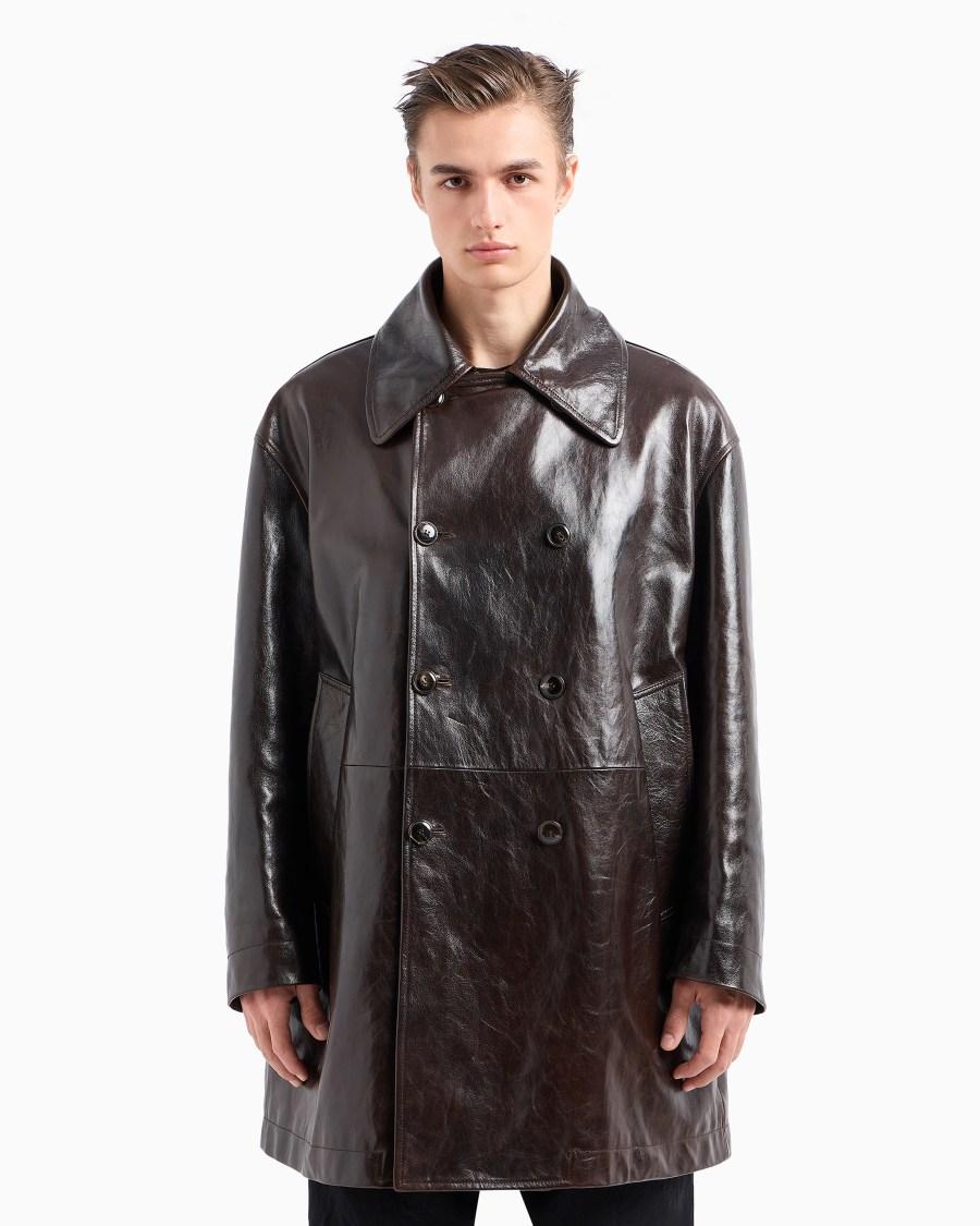 The World Of Armani CABAN LUNGO IN NAPPA