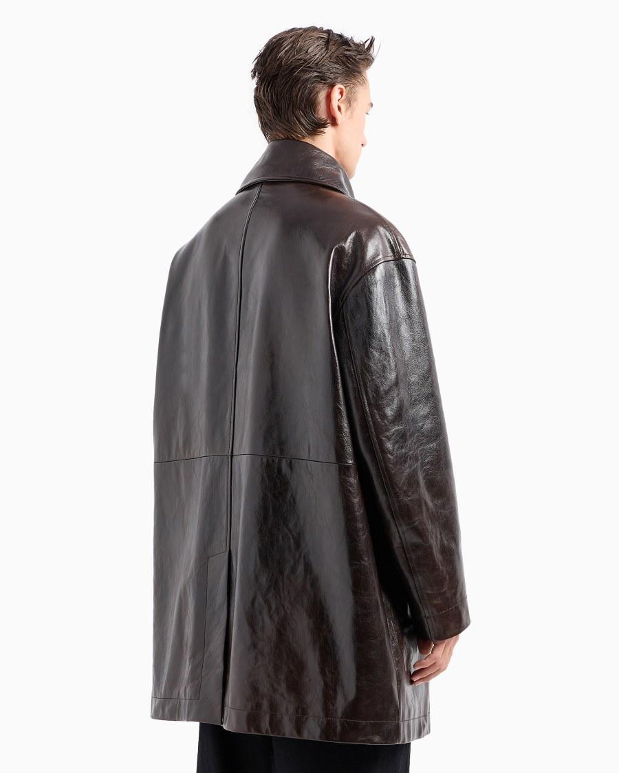 The World Of Armani CABAN LUNGO IN NAPPA