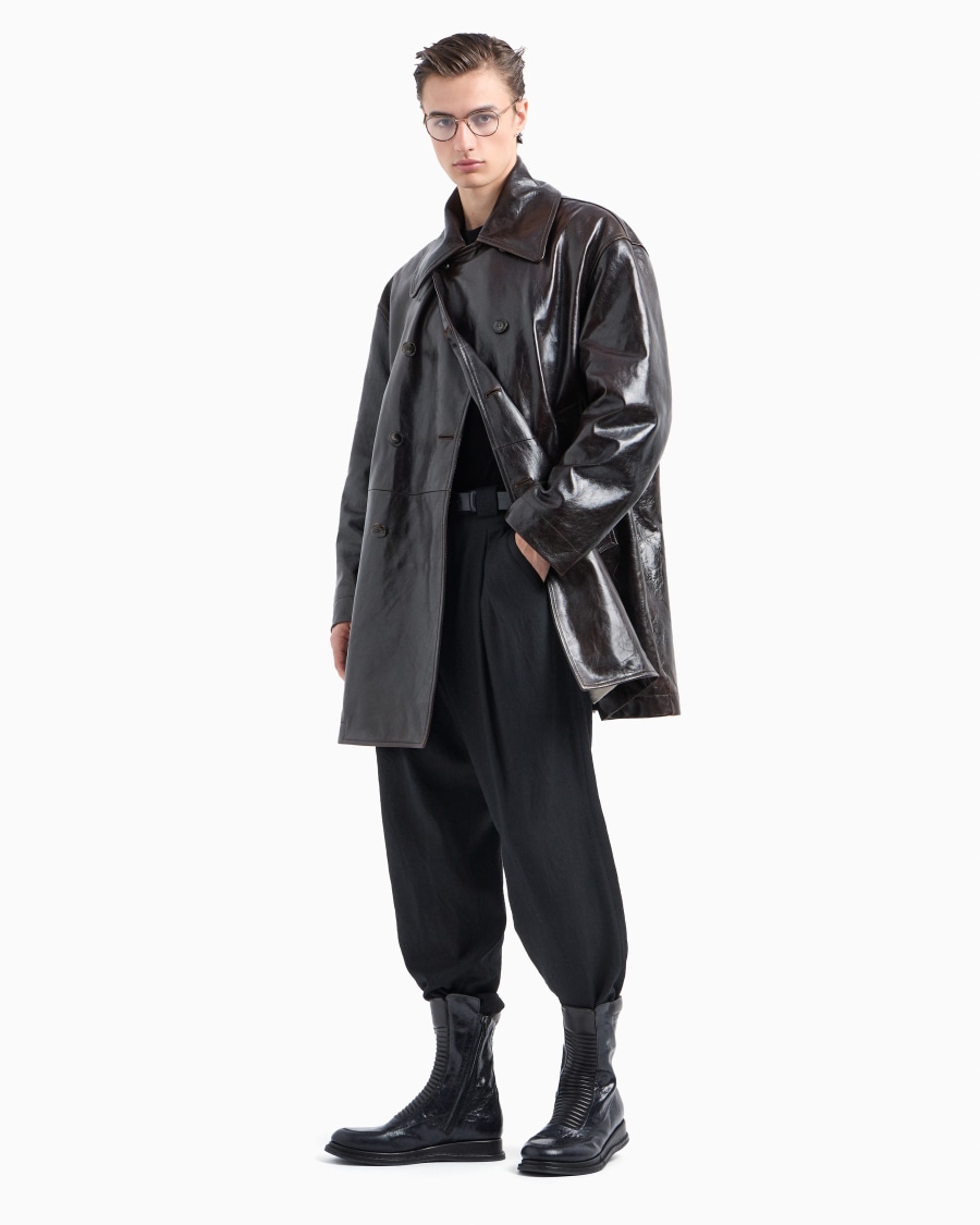 The World Of Armani CABAN LUNGO IN NAPPA