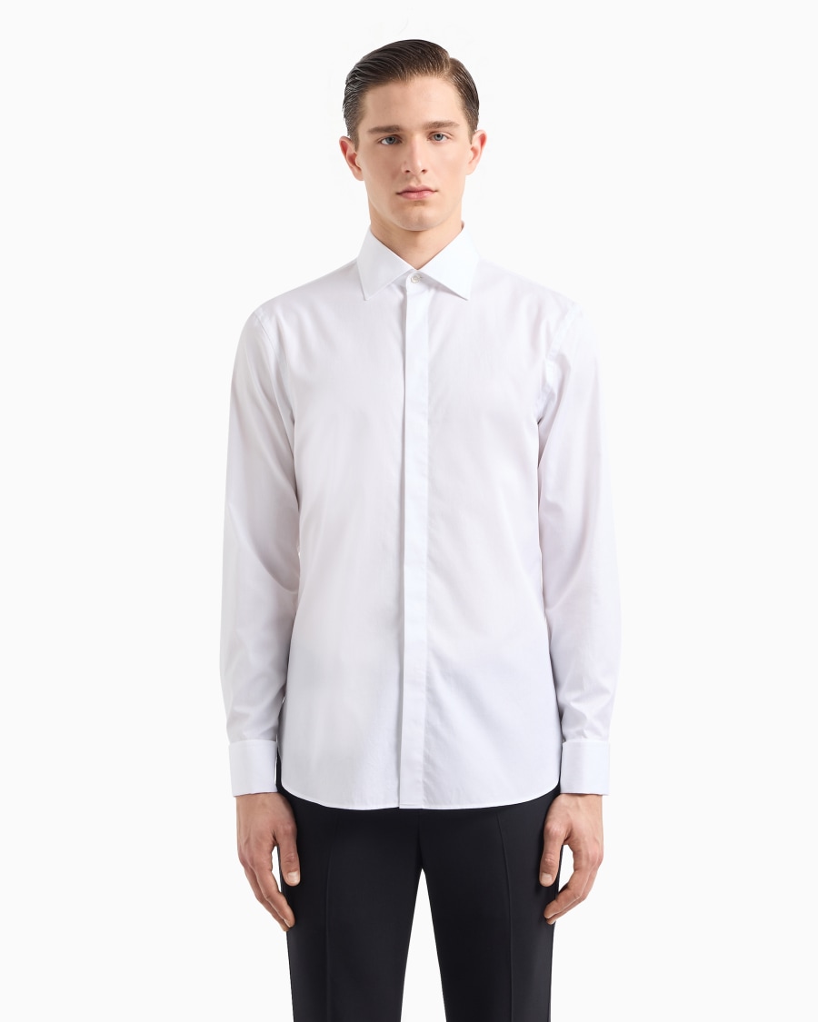 The World Of Armani CAMICIA IN COTONE LUXURY