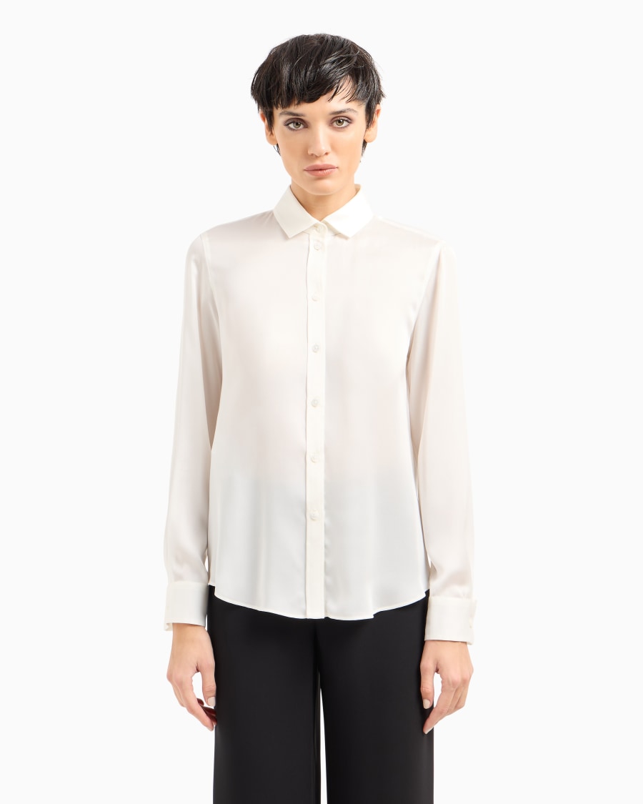 The World Of Armani CAMICIA IN MUSSOLA DI SETA