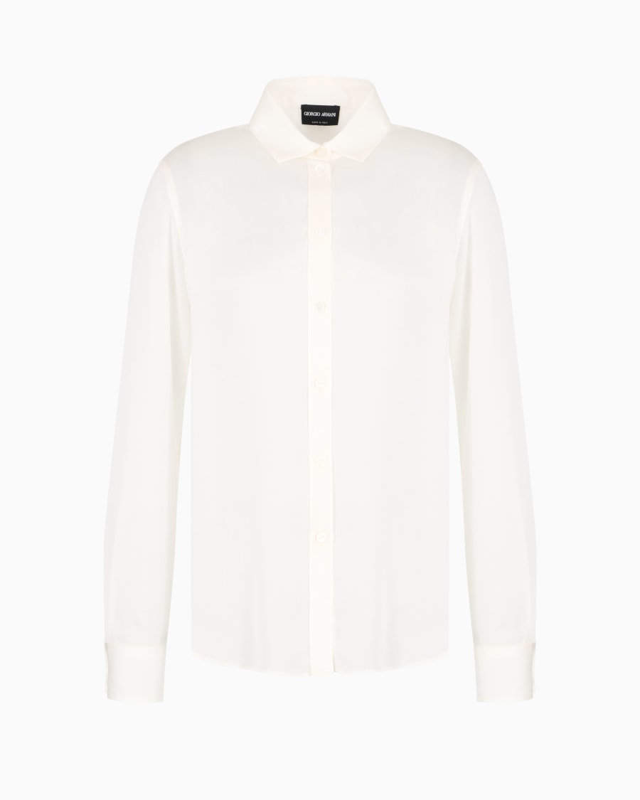 The world of armani CAMICIA IN MUSSOLA DI SETA