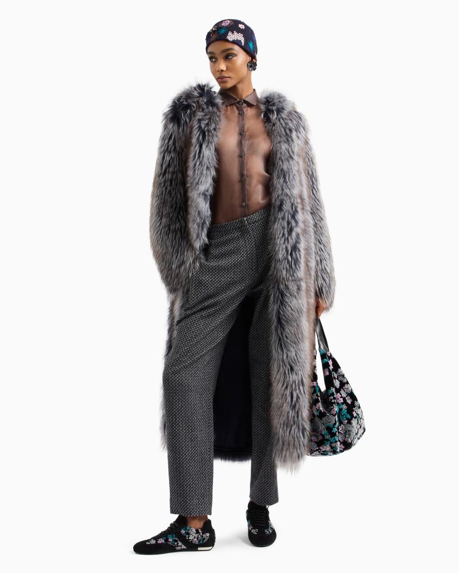 The World Of Armani CAMICIA IN ORGANZA DI SETA