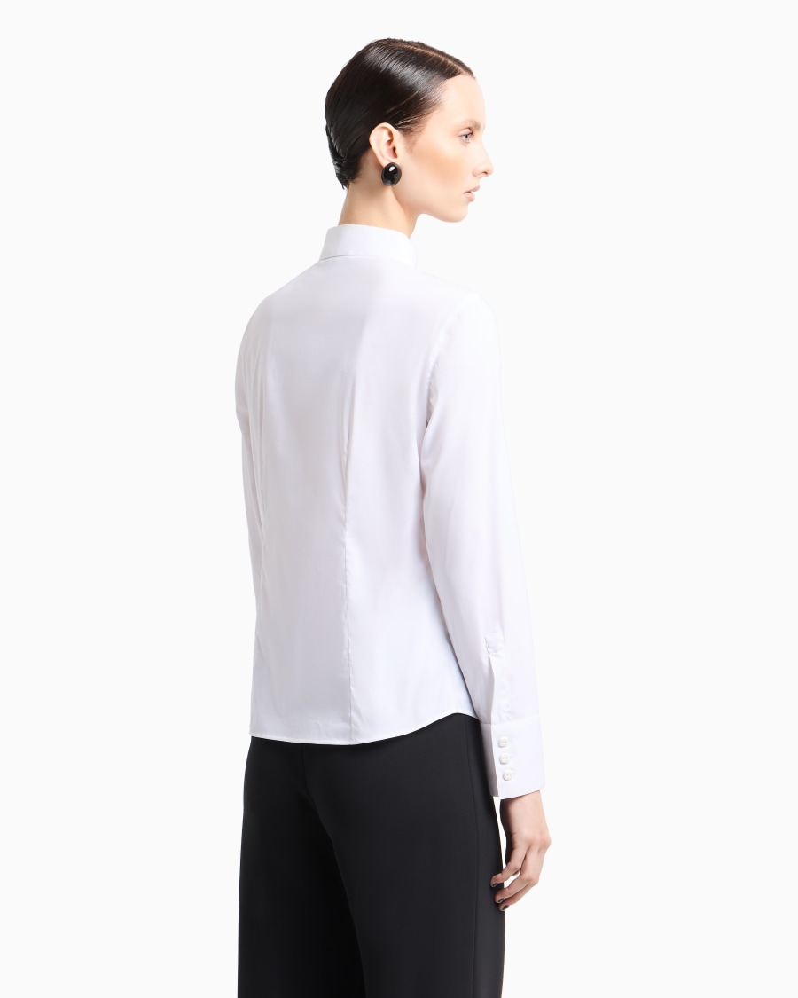 The World Of Armani CAMICIA IN POPELINE STRETCH