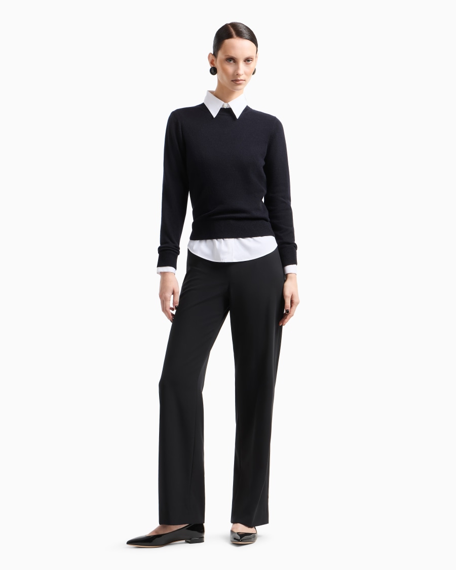 The World Of Armani CAMICIA IN POPELINE STRETCH