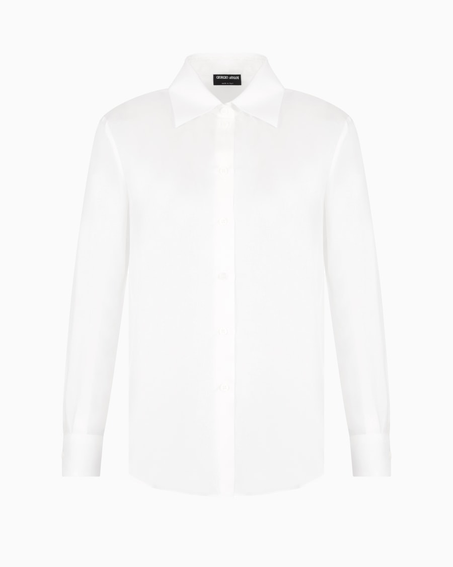 The world of armani CAMICIA IN SETA ORGANICA