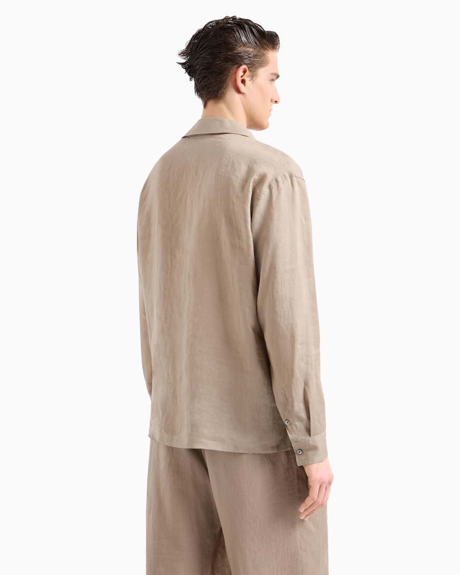 The World Of Armani CAMICIA IN TELA DI LINO