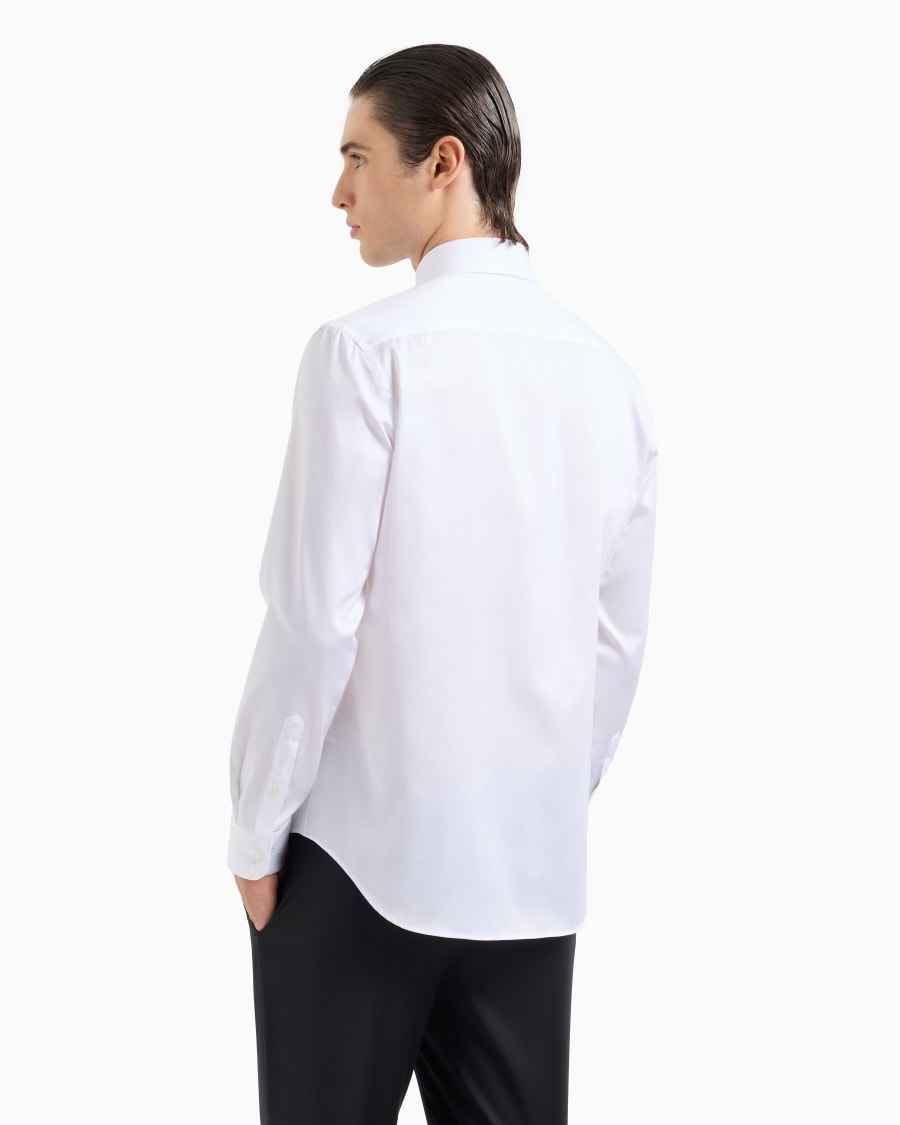 The World Of Armani CAMICIA IN TWILL DI COTONE