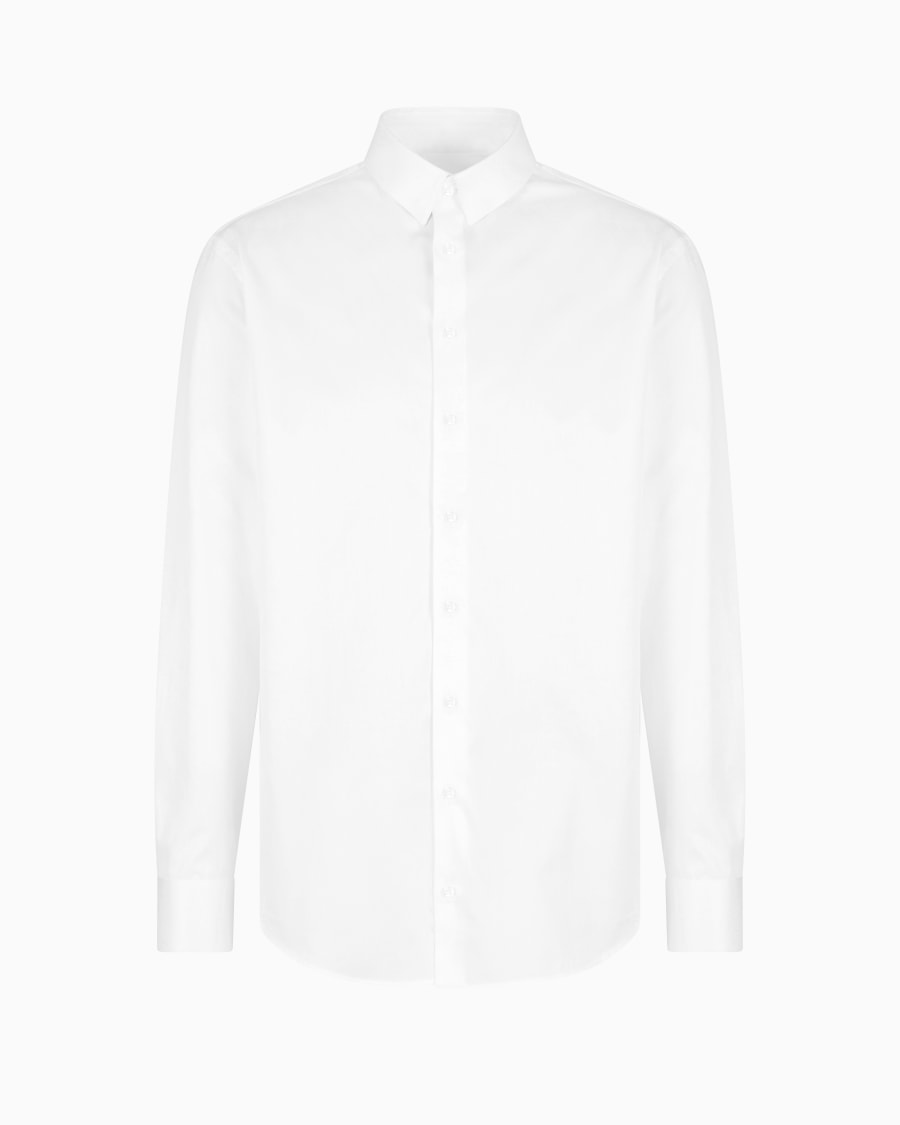 The world of armani CAMICIA IN TWILL DI COTONE