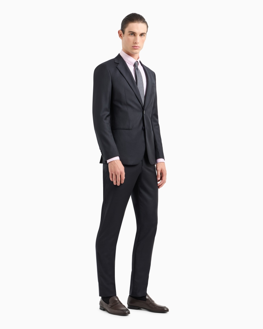 The World Of Armani CAMICIA IN TWILL DI COTONE