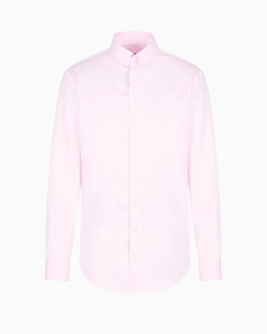 The world of armani CAMICIA IN TWILL DI COTONE