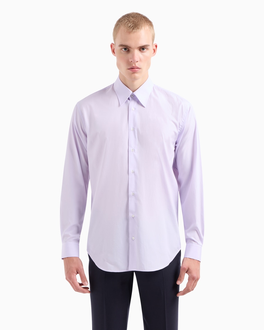 The World Of Armani CAMICIA REGULAR FIT IN COTONE
