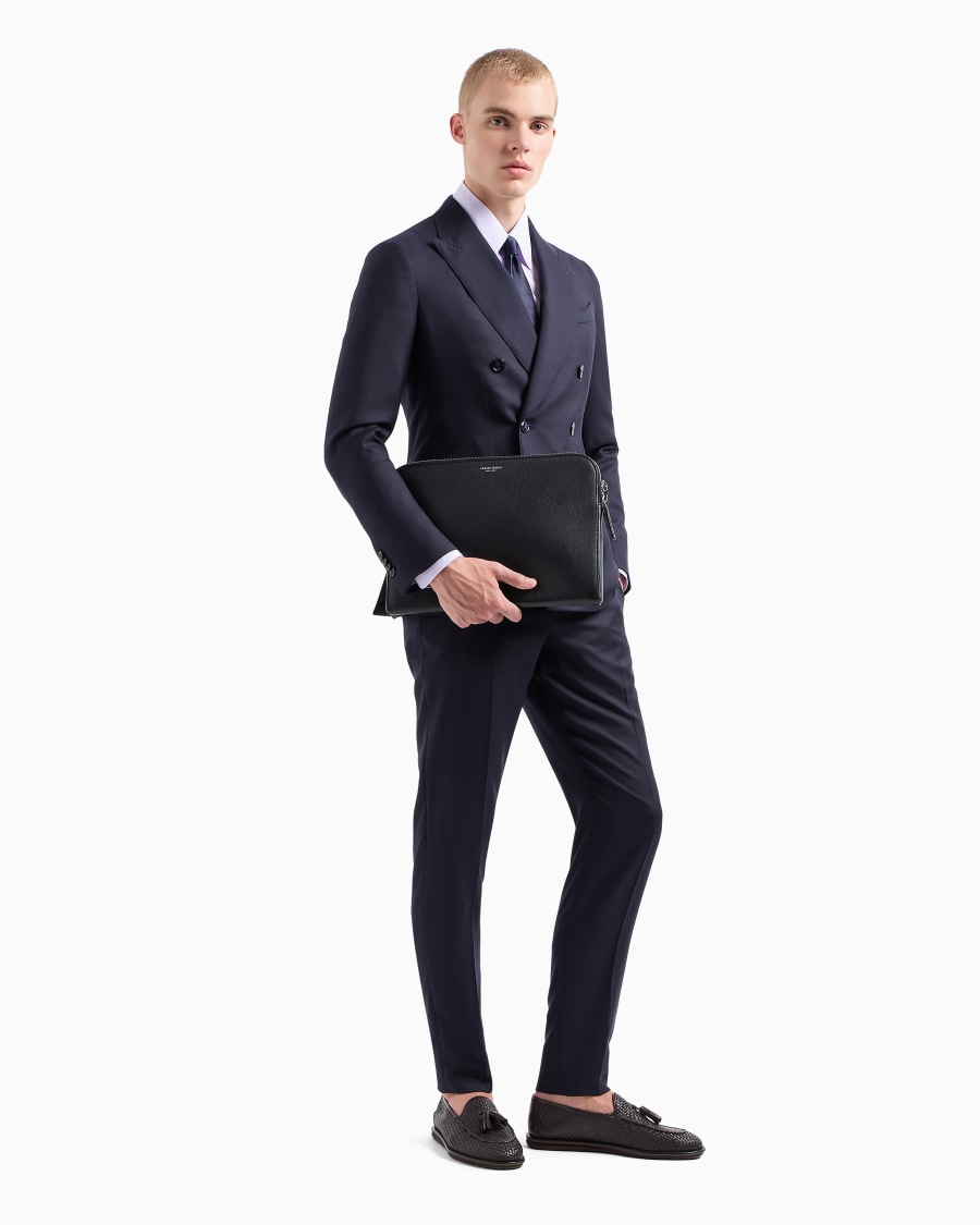 The World Of Armani CAMICIA REGULAR FIT IN COTONE