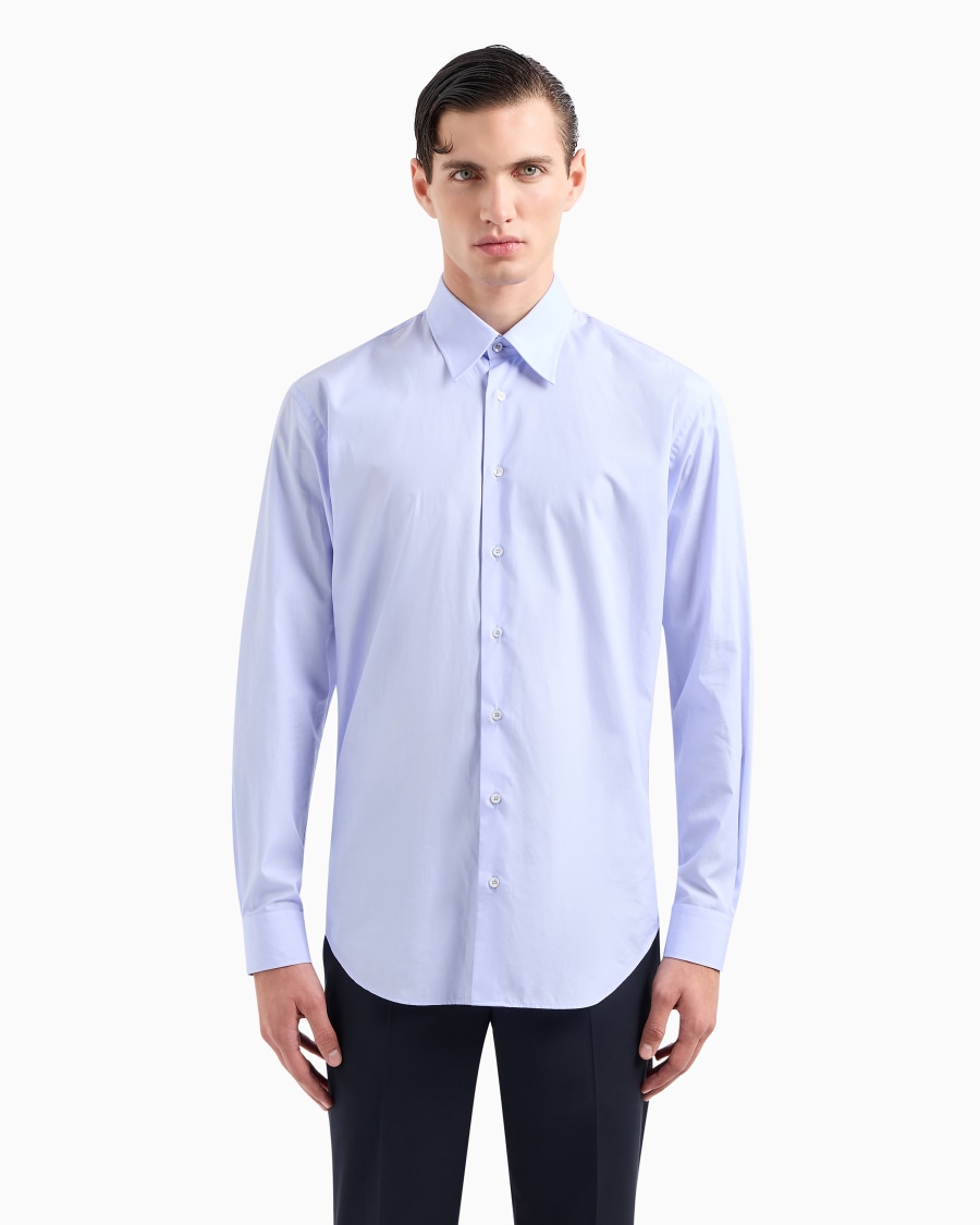 The World Of Armani CAMICIA REGULAR FIT IN COTONE