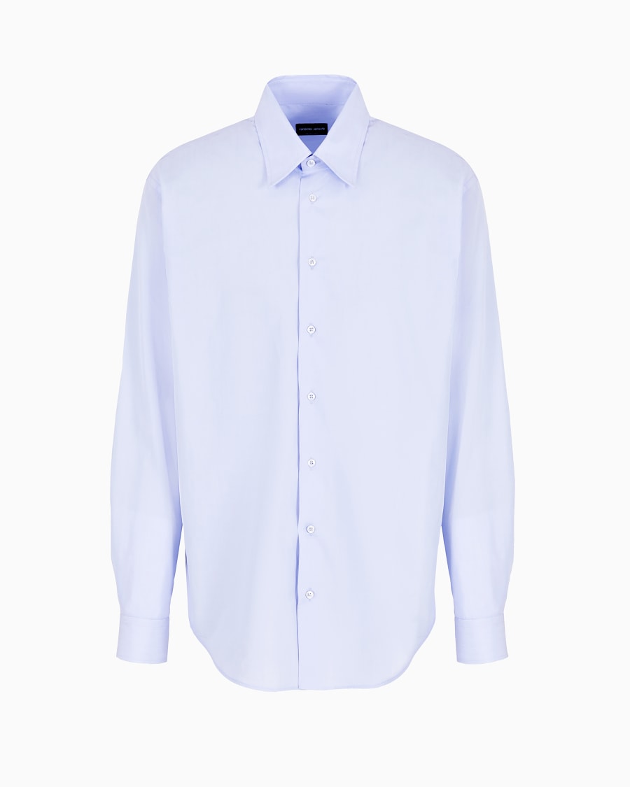 The world of armani CAMICIA REGULAR FIT IN COTONE