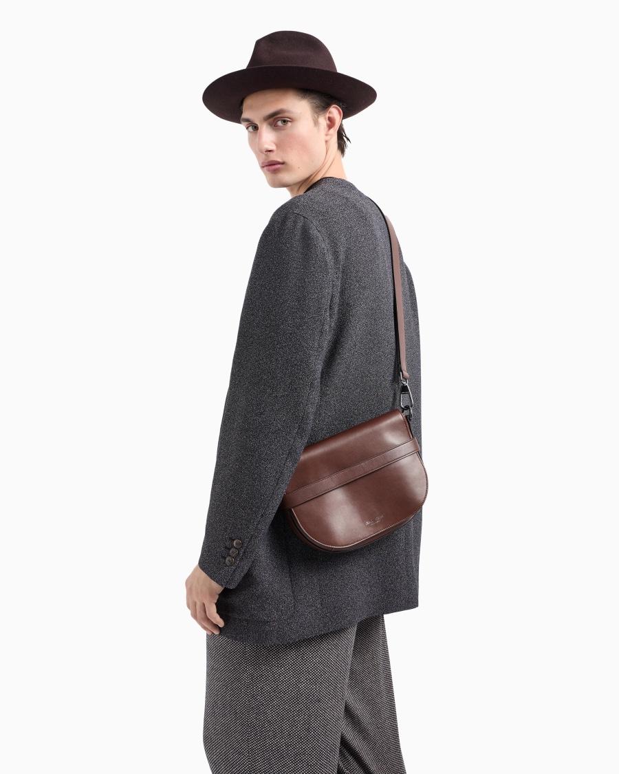 The World Of Armani CAPPELLO A TESA LARGA IN LAPIN