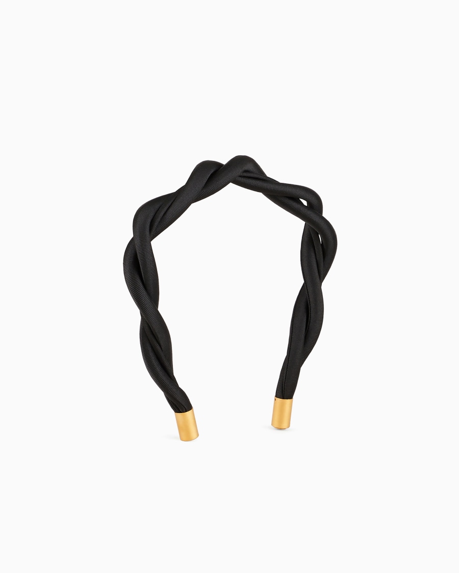 The world of armani CERCHIETTO TORCHON IN TESSUTO