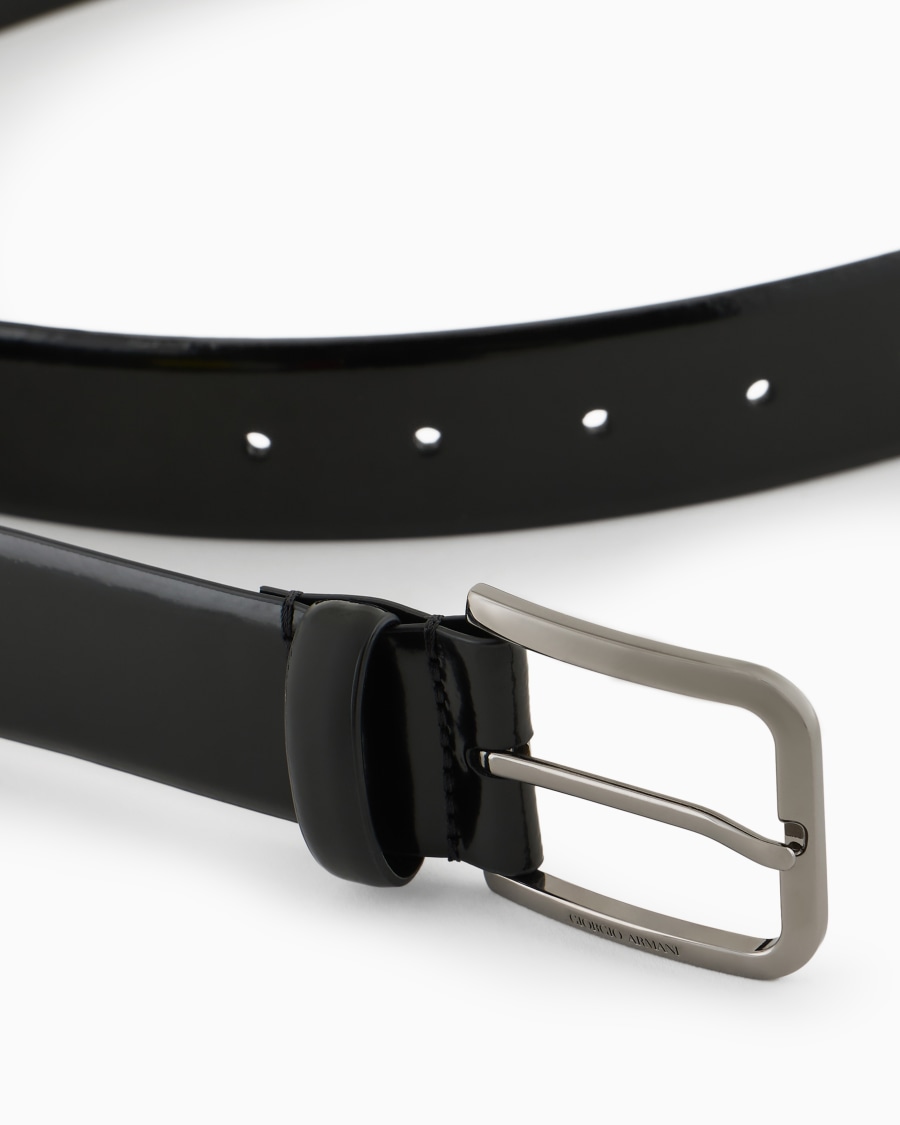 The World Of Armani CINTURA IN PELLE SPAZZOLATA