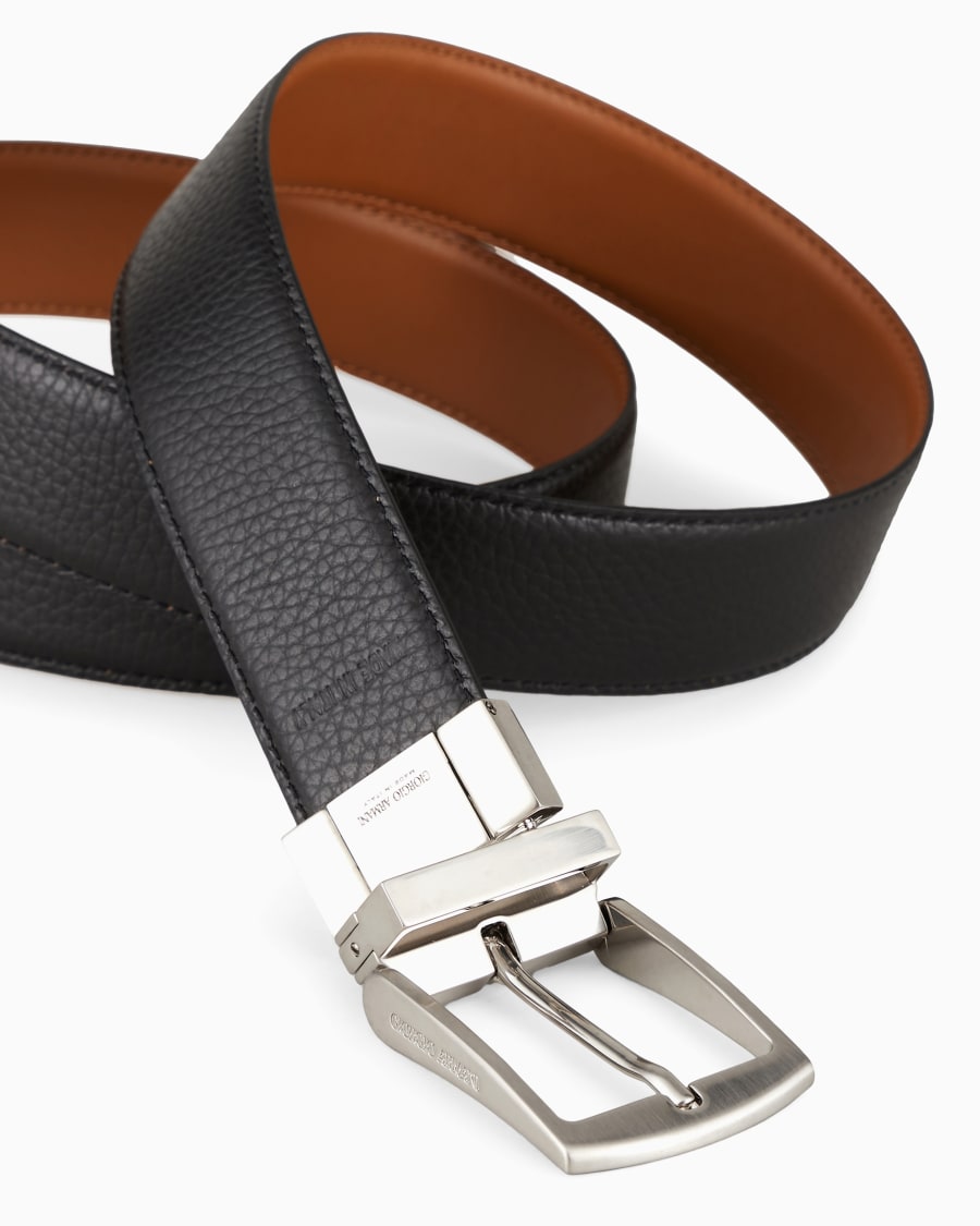 The World Of Armani CINTURA REVERSIBILE IN PELLE