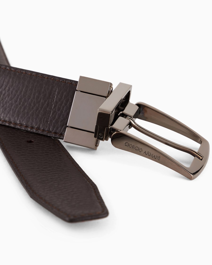 The World Of Armani CINTURA REVERSIBILE IN PELLE