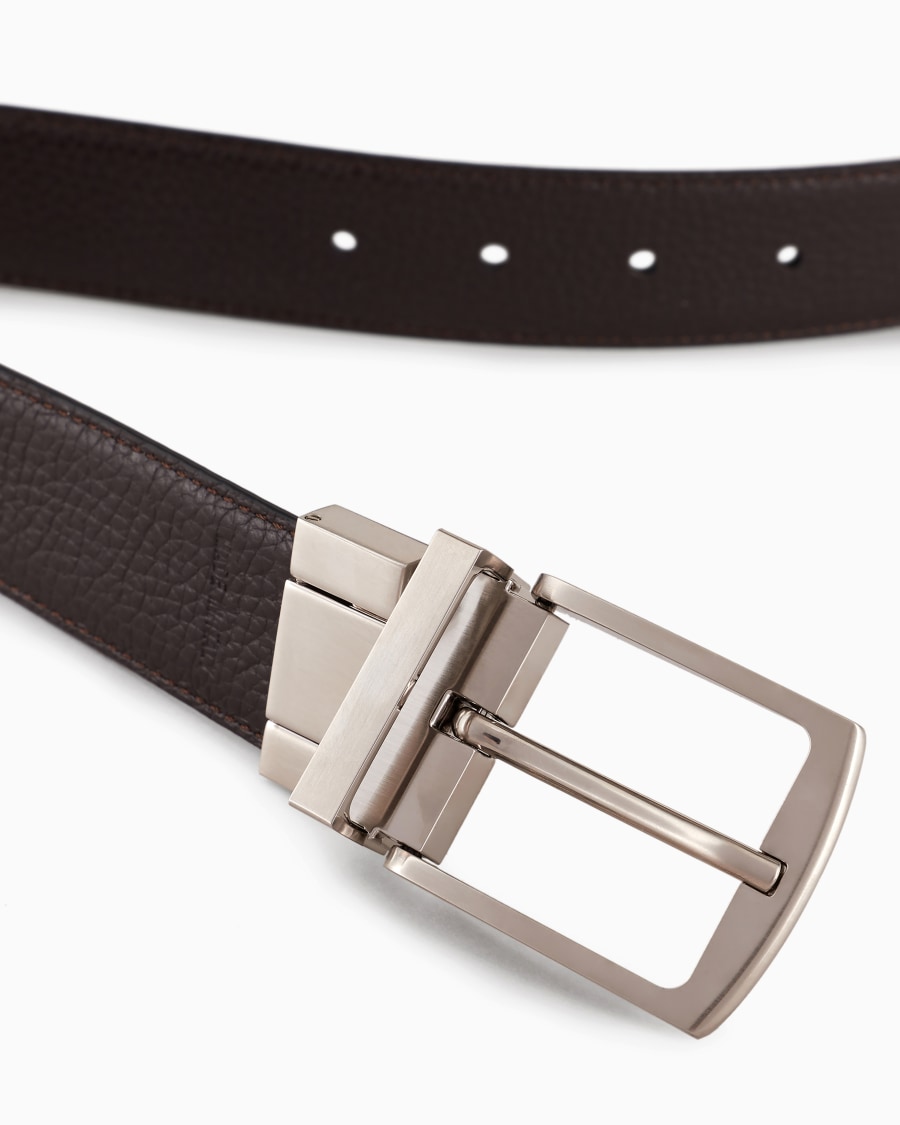 The World Of Armani CINTURA REVERSIBILE IN PELLE