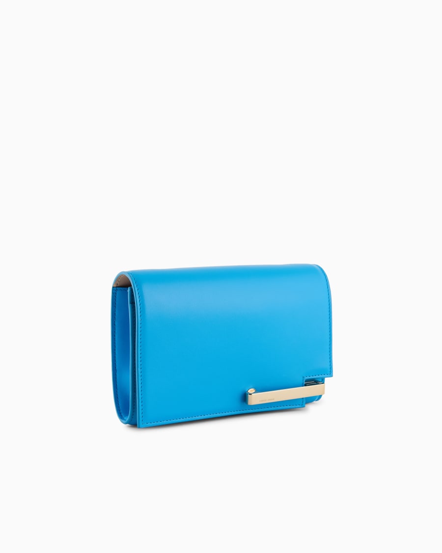 The World Of Armani CLUTCH IN PELLE CON TRACOLLA