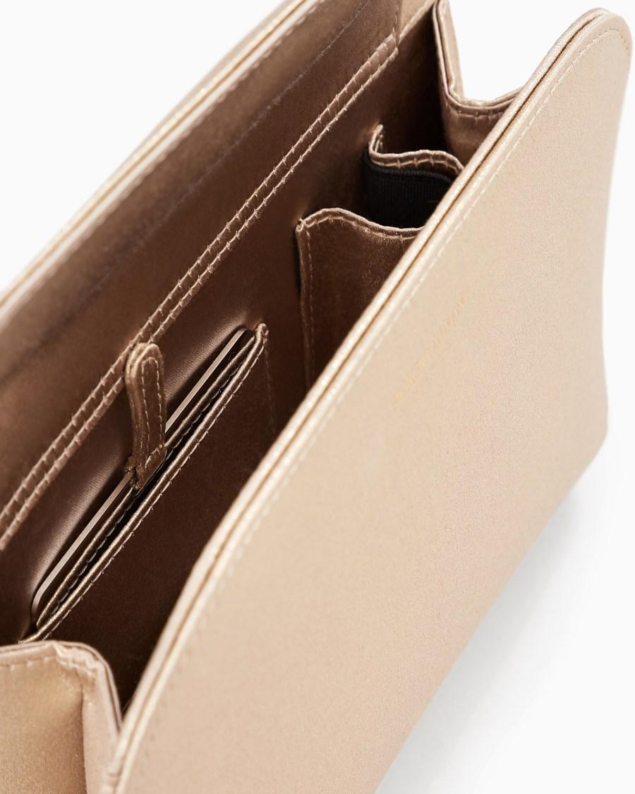 The World Of Armani CLUTCH LA PRIMA IN RASO LAMÉ