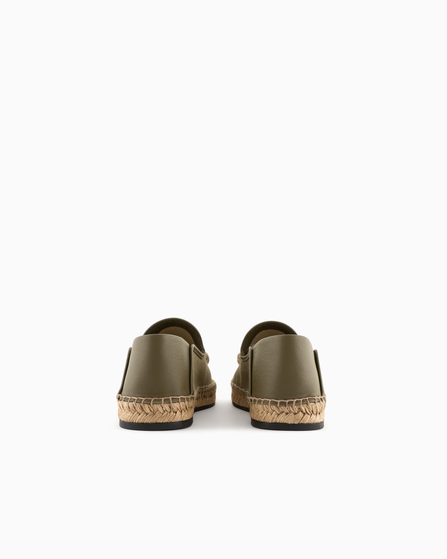 The World Of Armani ESPADRILLAS IN CANVAS E PELLE