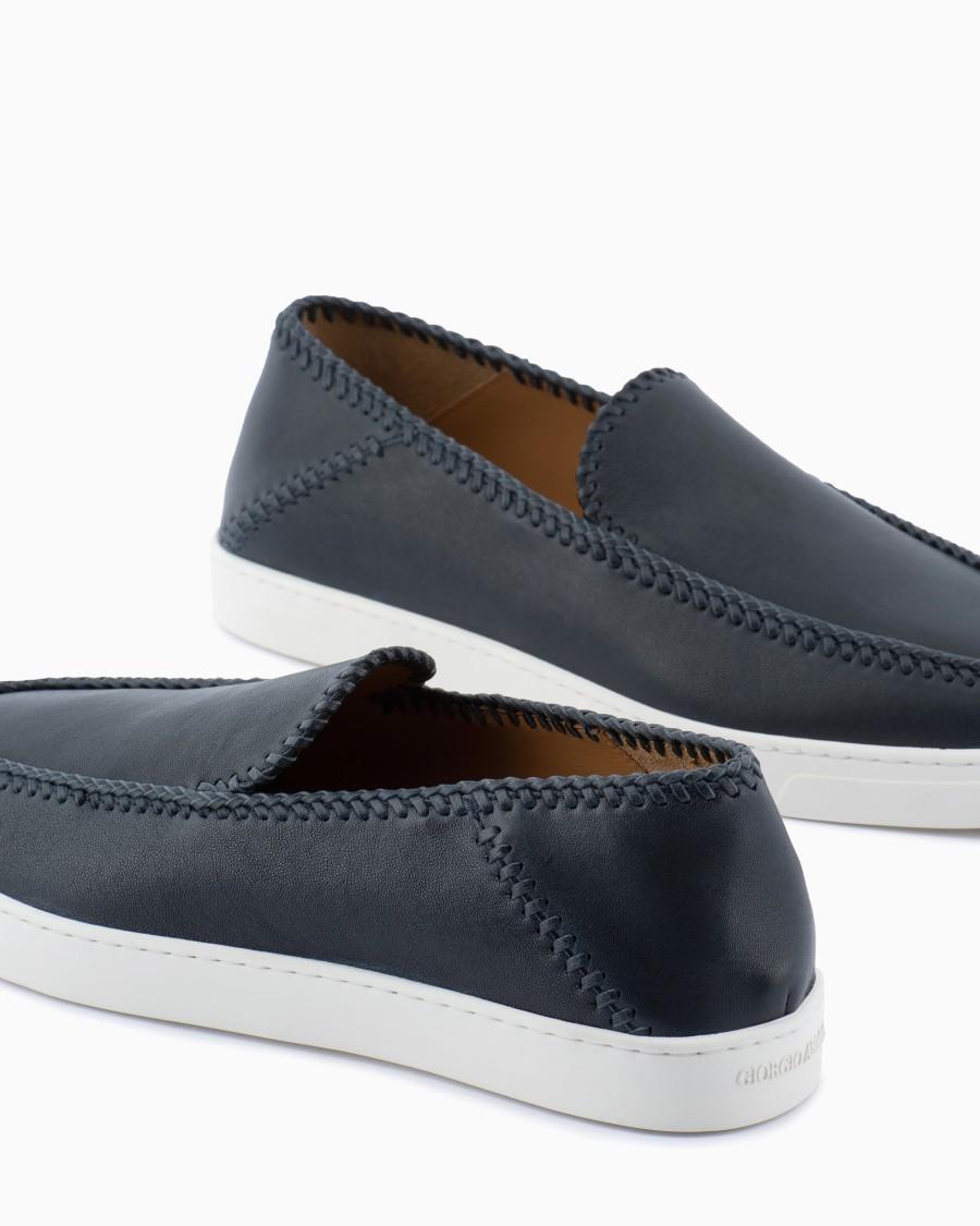 The World Of Armani GALLERIA 3 SLIP-ON IN NAPPA
