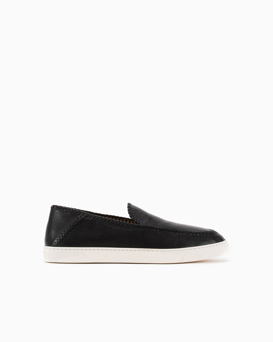 The world of armani GALLERIA 3 SLIP-ON IN NAPPA