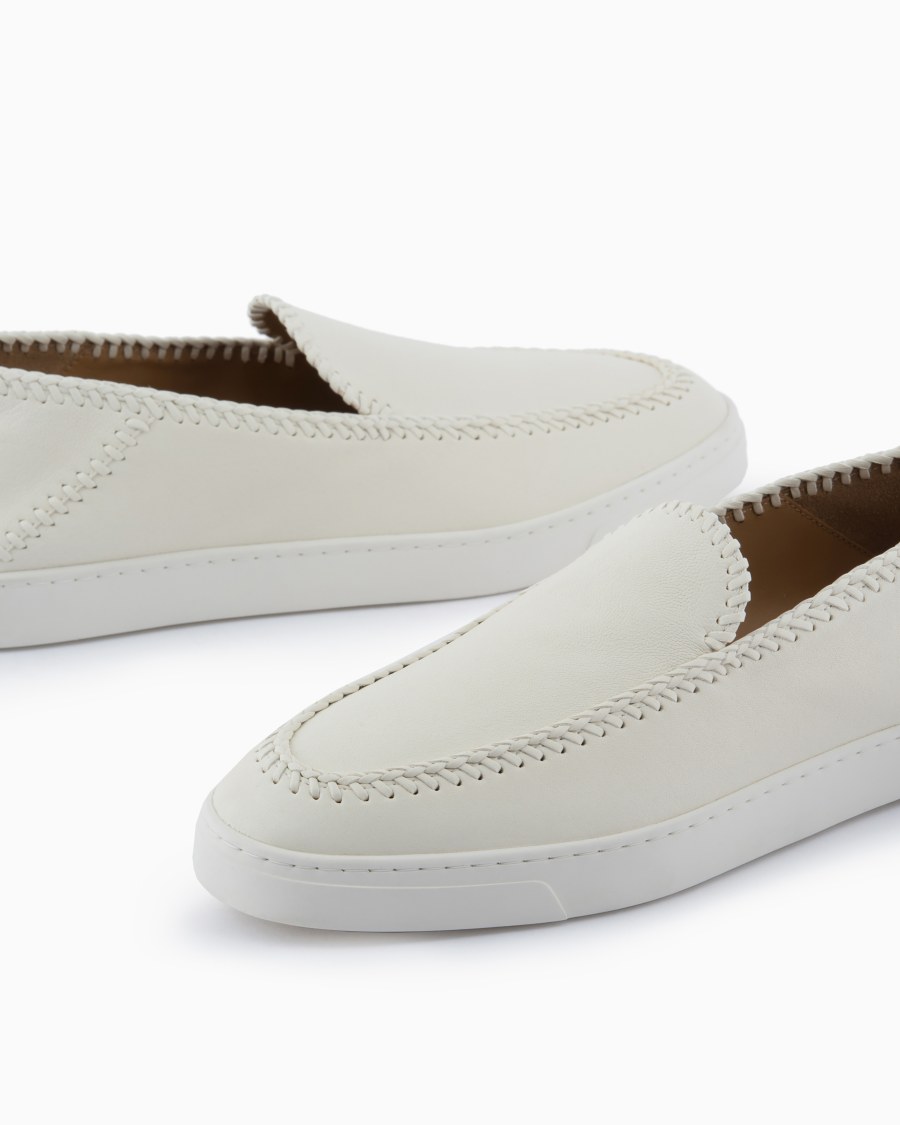The World Of Armani GALLERIA 3 SLIP-ON IN NAPPA