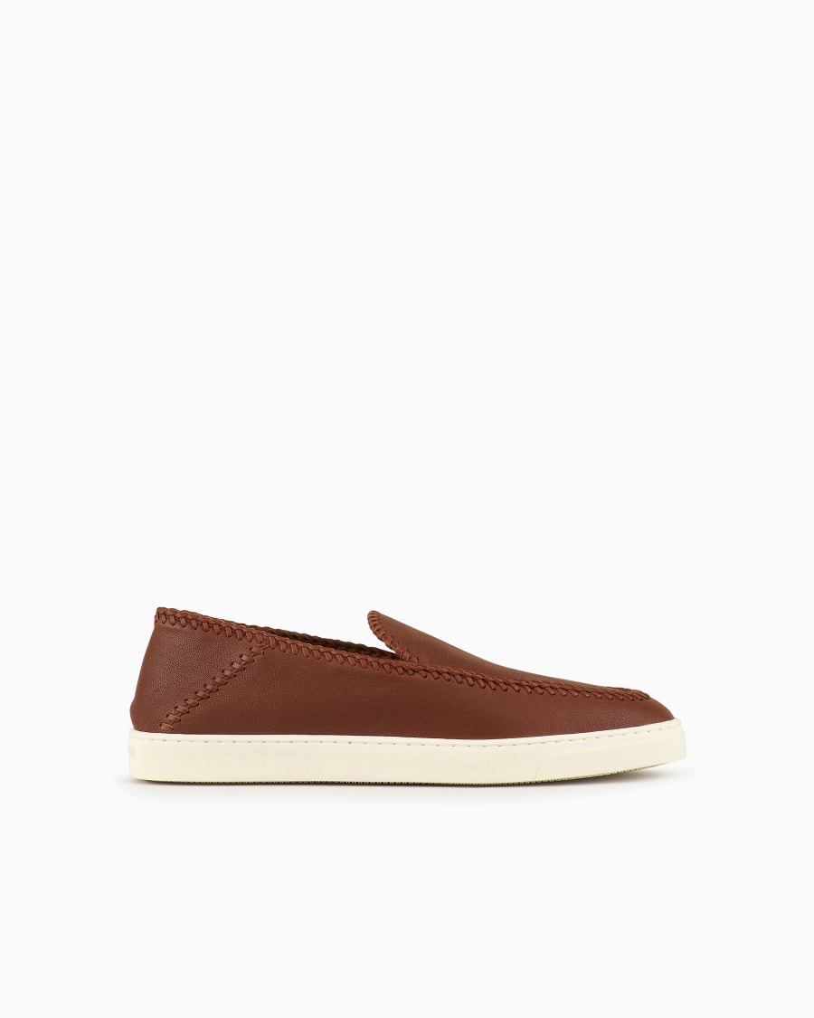 The world of armani GALLERIA 3 SLIP-ON IN NAPPA