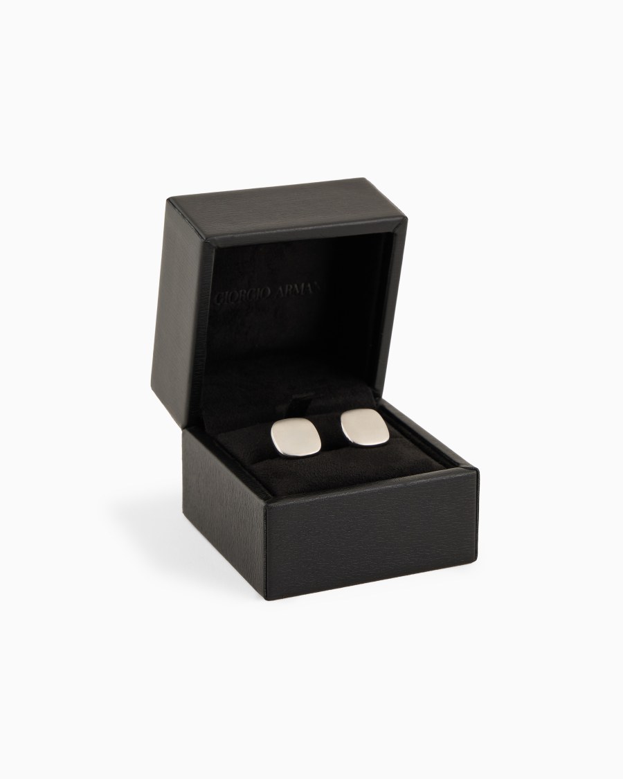 The World Of Armani GEMELLI TONDI IN ARGENTO 925