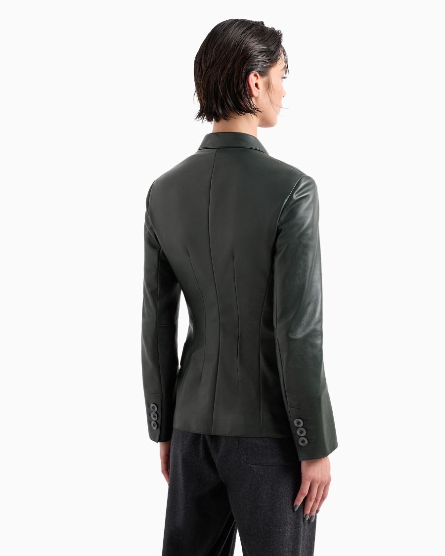 The World Of Armani GIACCA DOPPIOPETTO IN NAPPA