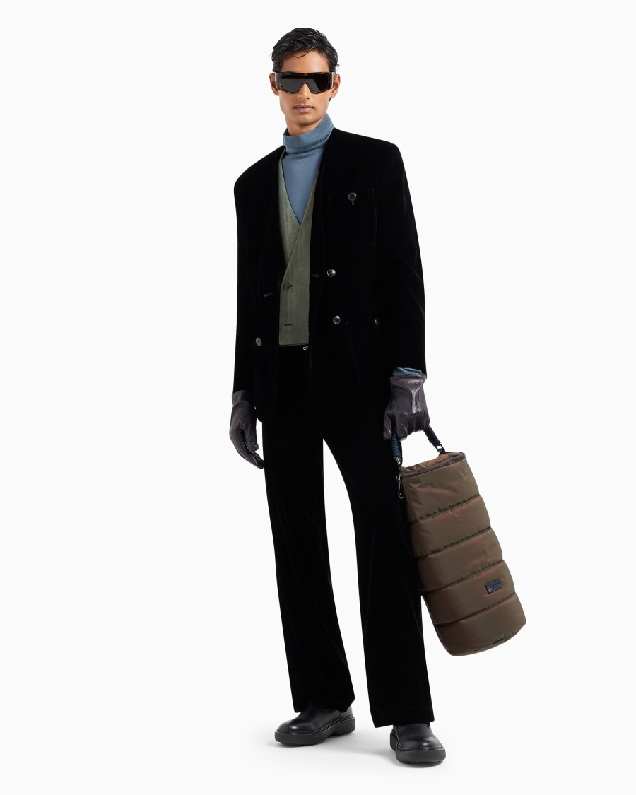 The World Of Armani GIACCA DOPPIOPETTO IN VELLUTO