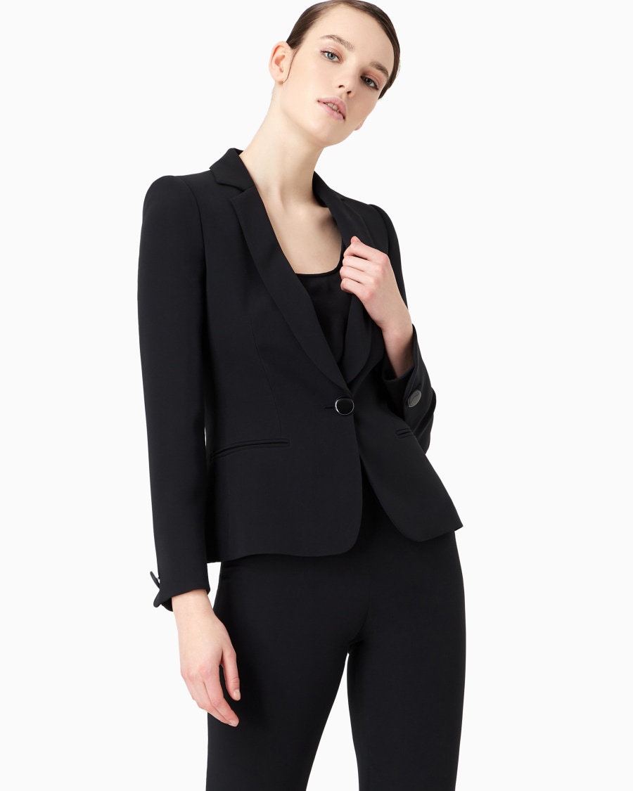 The World Of Armani GIACCA MONOPETTO IN SETA